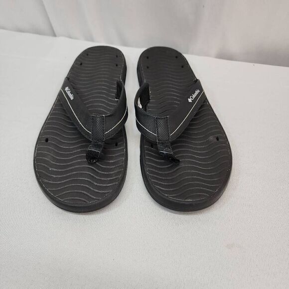 Columbia Women's Size 11 set of 2 Hood River Flip Sport Sandal Black and Coral S - Picture 2 of 9